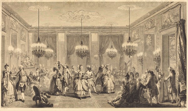 Le bal paré, 1774.