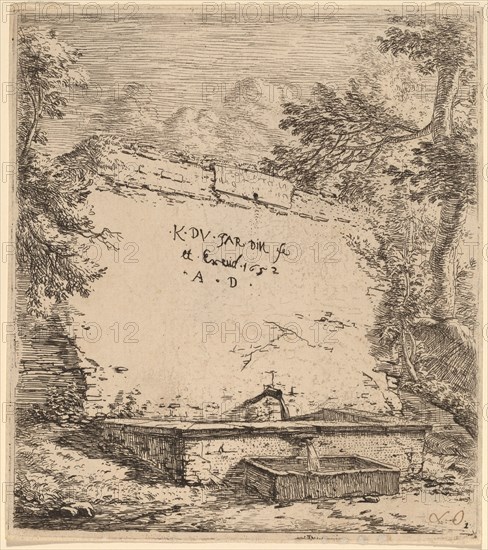 Title Page with Fountain, 1652.