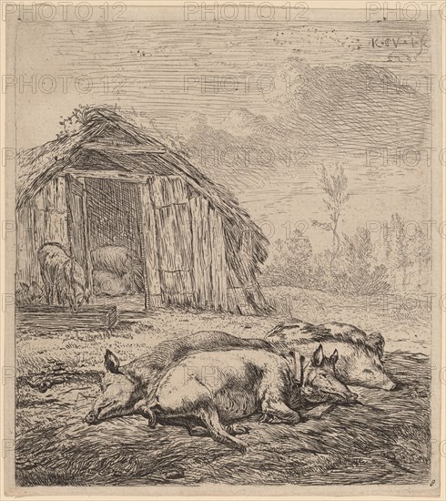Three Pigs, 1652.