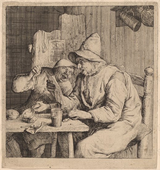 Two Peasants Singing, 1685.