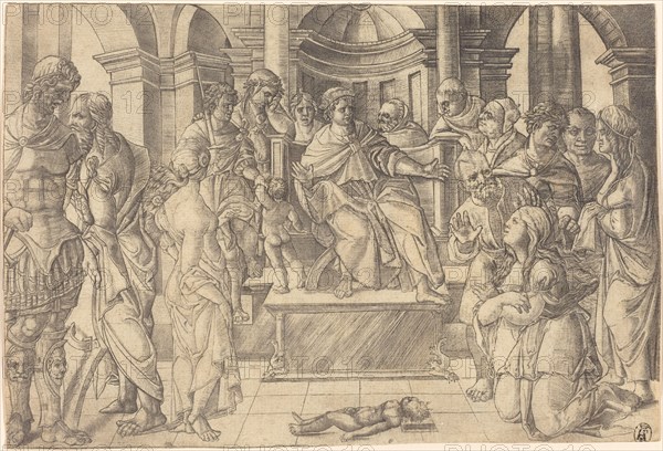 The Judgment of Solomon, probably c. 1516.