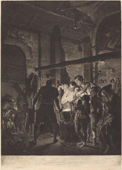 The Blacksmith's Shop, 1771.