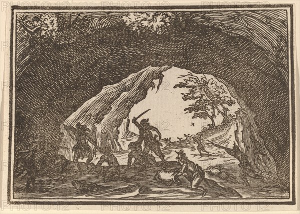 Soldiers Attacking Robbers, 1621.