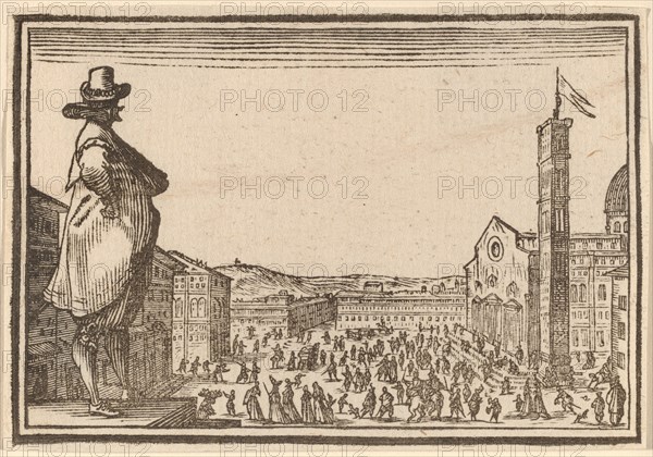 Piazza del Duomo, Florence, 1621.