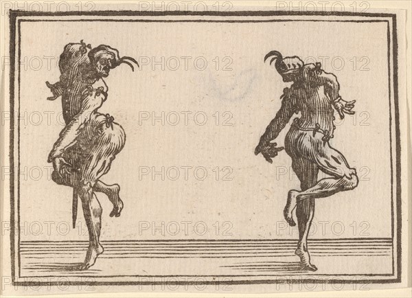 Two Pantaloons Dancing, 1621.