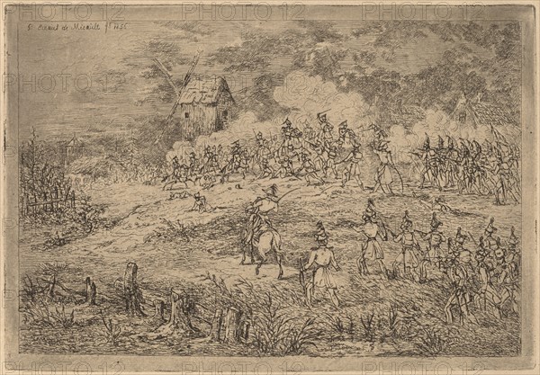 Charge of the Cavalry (Charge de cavalerie contre des chasseurs), 1856.