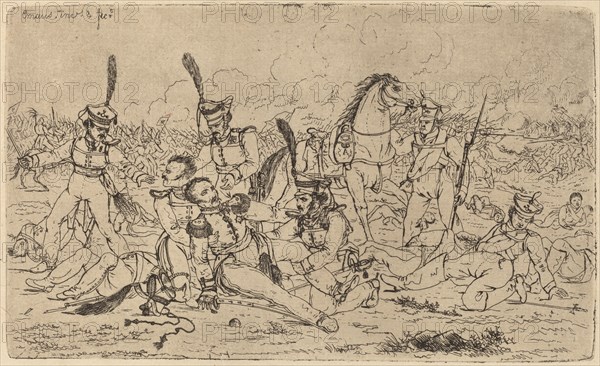 Death of a Russian General (Le Mort d'un general russe), 1814.