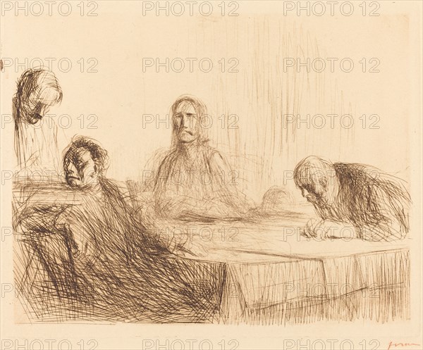 The Supper at Emmaus (second plate), 1910.
