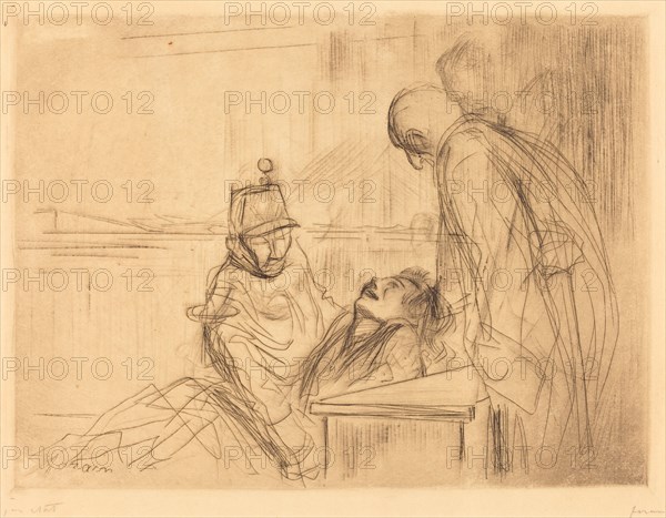 Fainting at the Hearing, 1910.