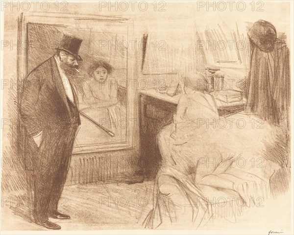 The Dancer's Dressing Room (second plate), 1894.