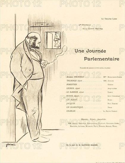 Une Journée parlementaire, 1894.