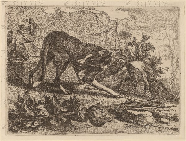 Landscape with Greyhound and Rifle, 1642.