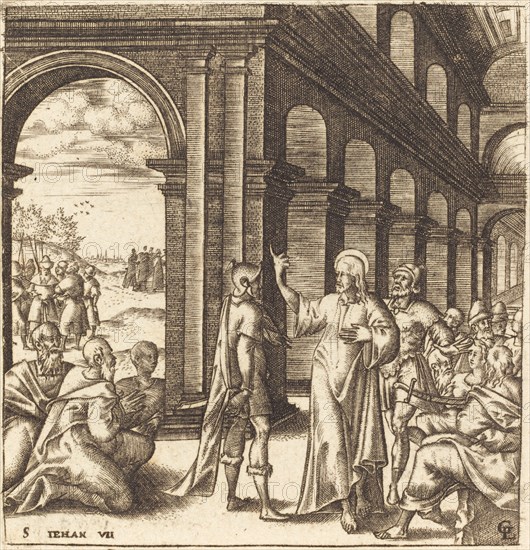 Christ at the Feast of Tabernacles, probably c. 1576/1580.