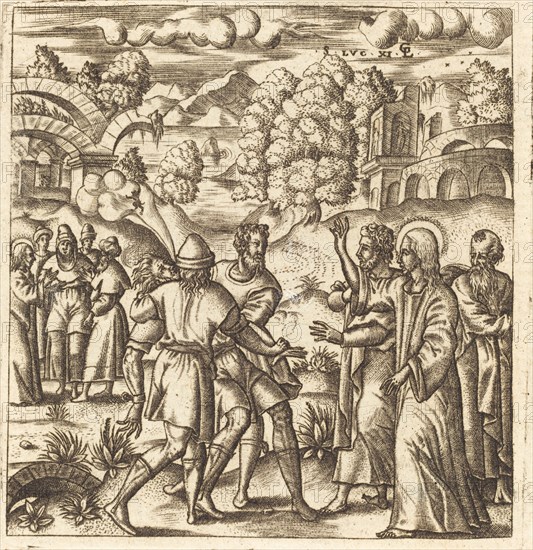 Christ Heals a Dumb Man, probably c. 1576/1580.