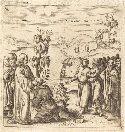 Christ Healing a Deaf Man, 1579.