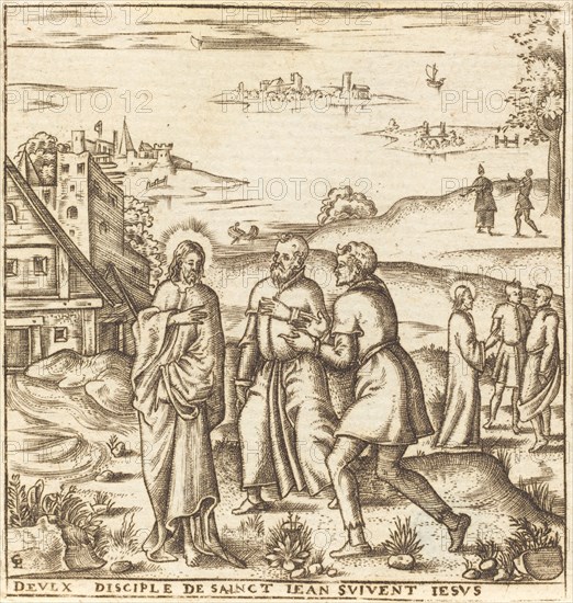 Christ Bids Two Disciples of John the Baptist to Follow Him, probably c. 1576/1580.