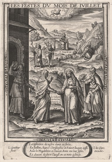 Les Festes du mois de Juillet (July: The Visitation), 1603.
