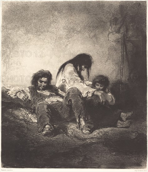 The Poor Family (Une famille pauvre), 1843/1848.