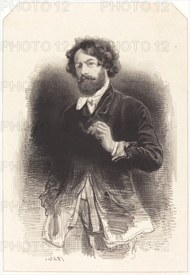 Self-Portrait with a Cigarette, 1842.