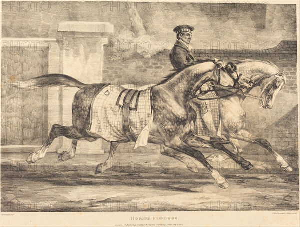 Horses Exercising, 1821.