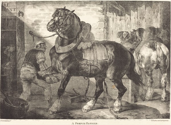 A French Farrier, 1821.