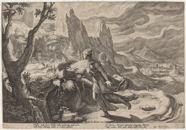 Thisbe Frightened by the Lion, c. 1615.