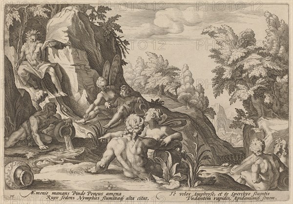 The River God Peneus Surrounded by Other Divinities, 1589.