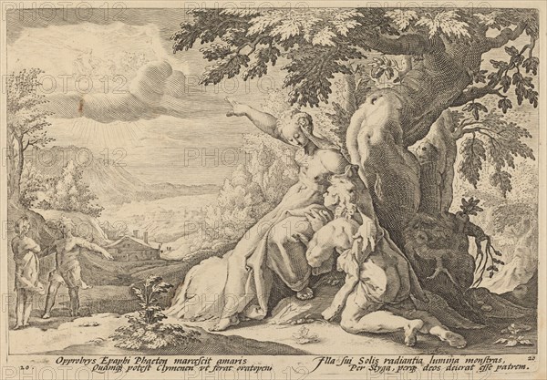 Clymene Urging Phaeton to Find Helios, 1589.