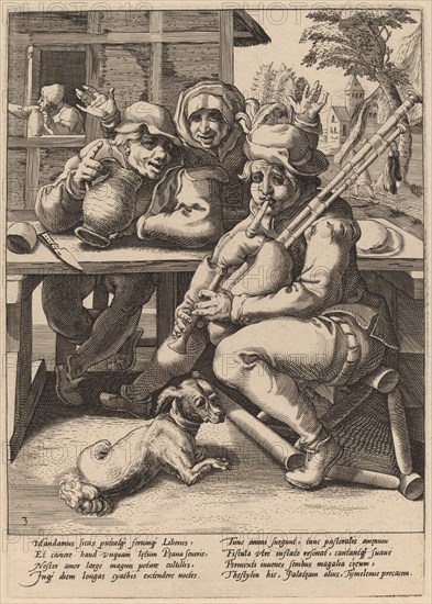 The Bagpipe Must Be Filled, c. 1592.