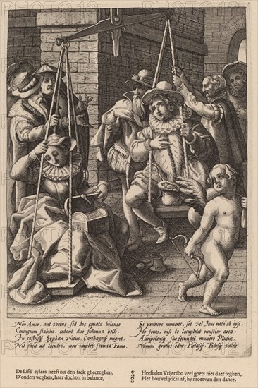 The Scales of Marriage, c. 1592.