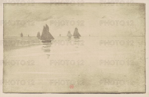 Boats in a Morning Fog, c. 1887.