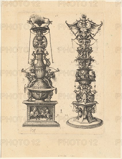 Two Candelabrum Designs.