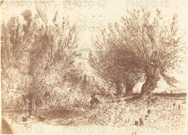 Banks of a River (Bords de Riviere), c. 1866.