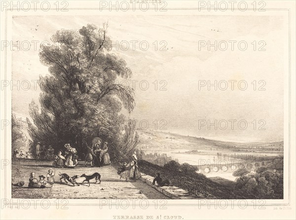 Terrace of St. Cloud (Terrasse de St. Cloud), 1833.