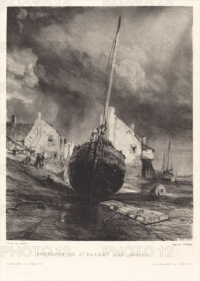 Souvenir de St. Valéry sur Somme, 1833.