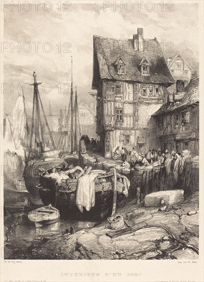 Intérieur d'un Port, 1833.