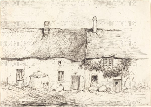 Two Cottages, c. 1844.