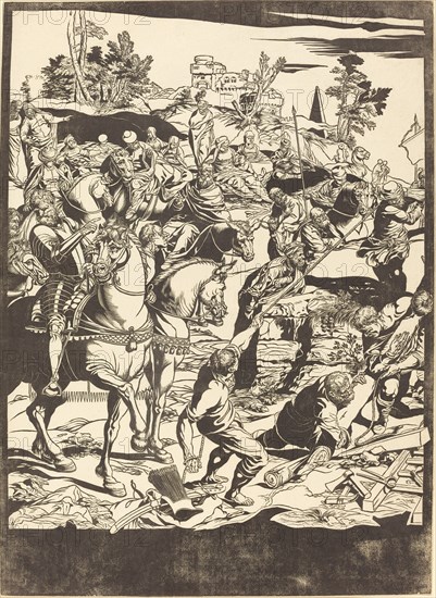 The Crucifixion [left plate], 1741.