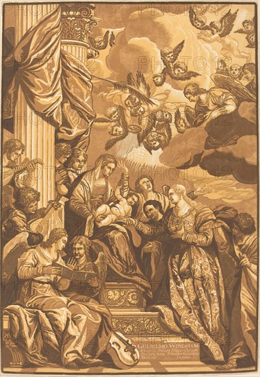 The Mystic Marriage of Saint Catherine, 1740.