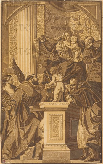 Holy Family and Four Saints, 1739.