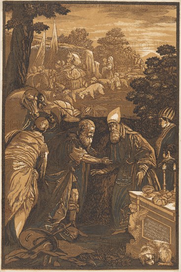 Melchisedech Blessing Abraham, 1743.