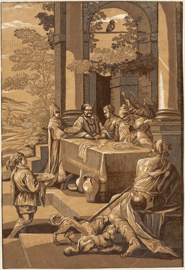 Dives and Lazarus (Right Panel), 1743.