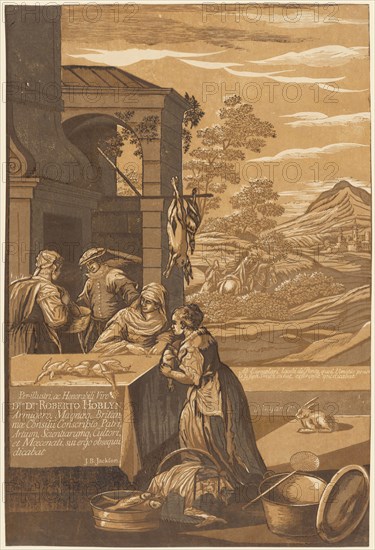 Dives and Lazarus (Left Panel), 1743.