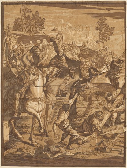 The Crucifixion (left panel), 1741.