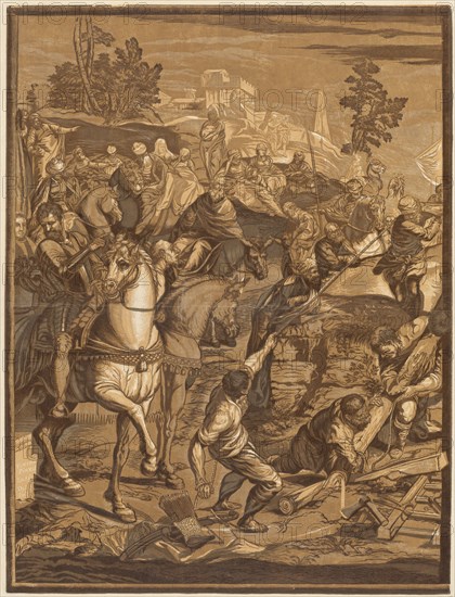 The Crucifixion (Left Panel), 1741.