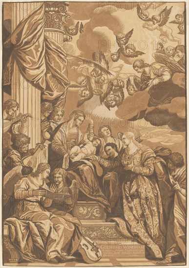 Mystic Marriage of St. Catherine, 1740.