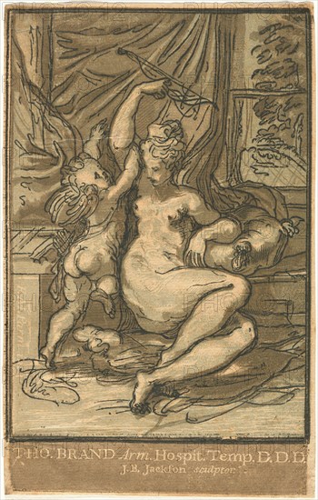 Venus and Cupid with a Bow, 1731.