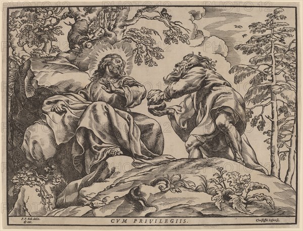 The Temptation of Christ by the Devil.