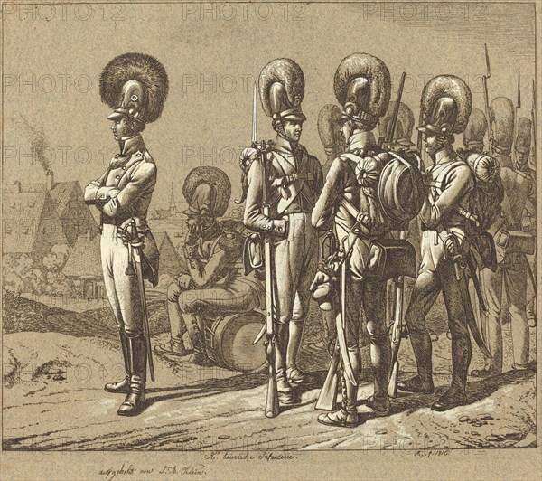 K. baierische Infanterie (Bavarian Infantrymen), 1816.