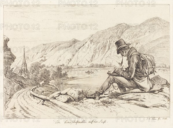 Der Landschaftmaler auf der Reise (The Landscape Painter on Tour), 1814.